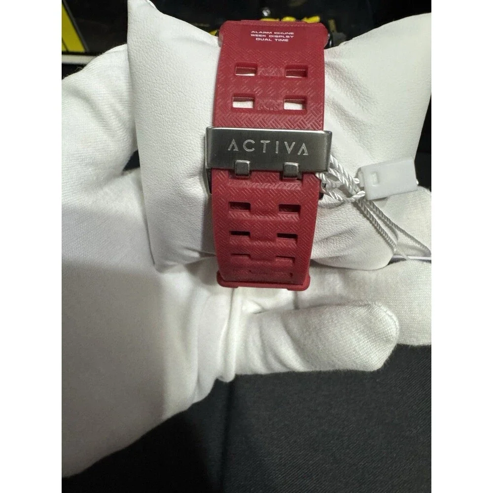 Activa X Invicta Digital Men's Watch - 49mm, Red